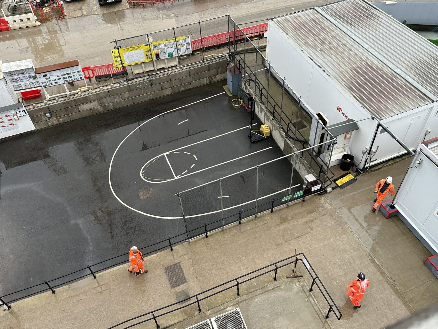 Basketball Court Construction